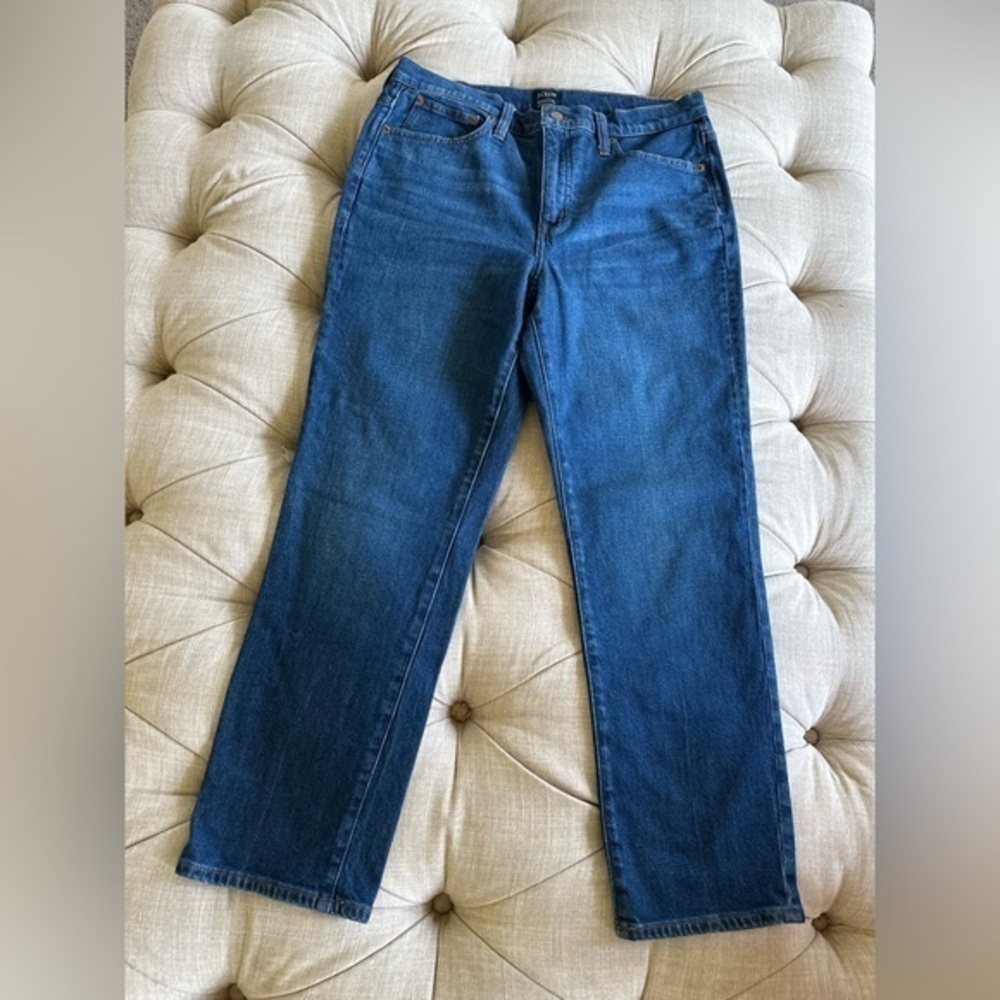 J. Crew woman Straight Blue Jeans